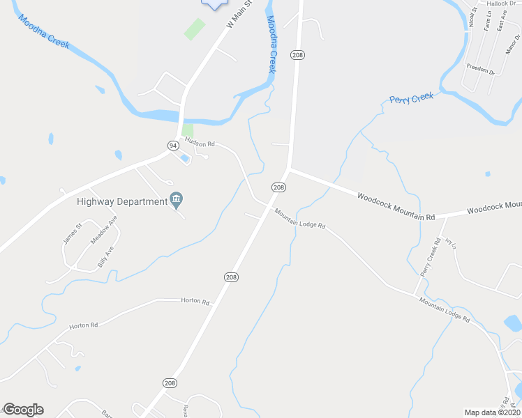 map of restaurants, bars, coffee shops, grocery stores, and more near 1525 New York 208 in Washingtonville