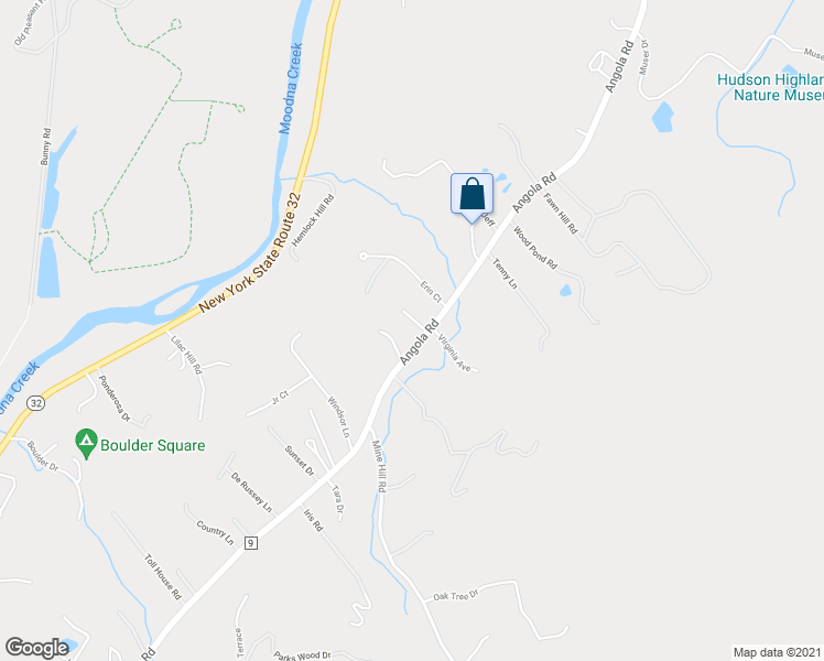 map of restaurants, bars, coffee shops, grocery stores, and more near 324 Angola Road in Cornwall