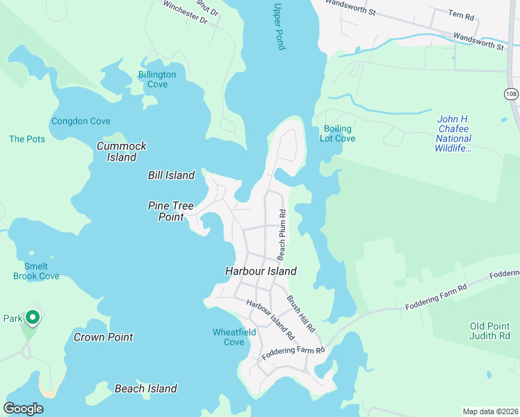 map of restaurants, bars, coffee shops, grocery stores, and more near 23 North View Road in Narragansett