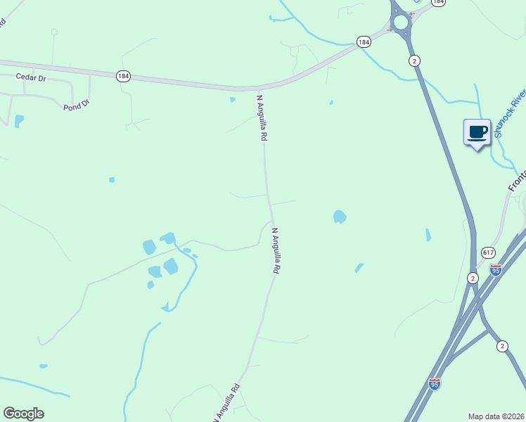 map of restaurants, bars, coffee shops, grocery stores, and more near 37 North Anguilla Road in North Stonington