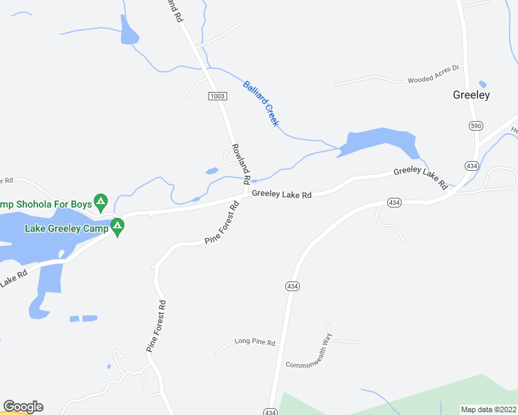 map of restaurants, bars, coffee shops, grocery stores, and more near 881 Pennsylvania 434 in Greeley