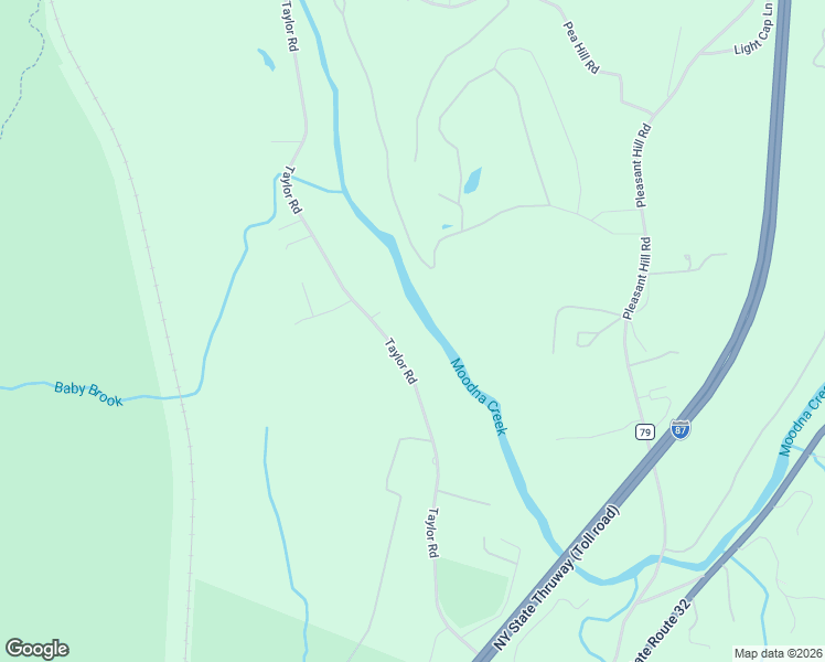 map of restaurants, bars, coffee shops, grocery stores, and more near 170 Taylor Road in Mountainville