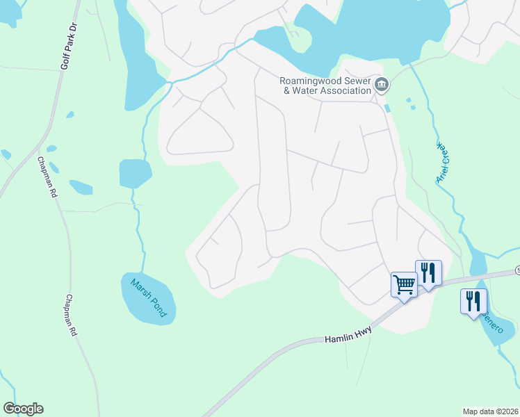 map of restaurants, bars, coffee shops, grocery stores, and more near 319-327 Parkwood Dr in Wayne