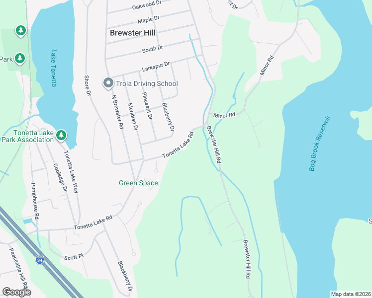 map of restaurants, bars, coffee shops, grocery stores, and more near 480 Tonetta Lake Road in Brewster