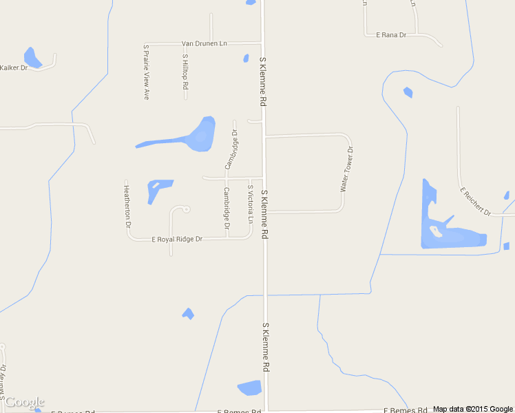 map of restaurants, bars, coffee shops, grocery stores, and more near 26149 South Victoria Lane in Crete