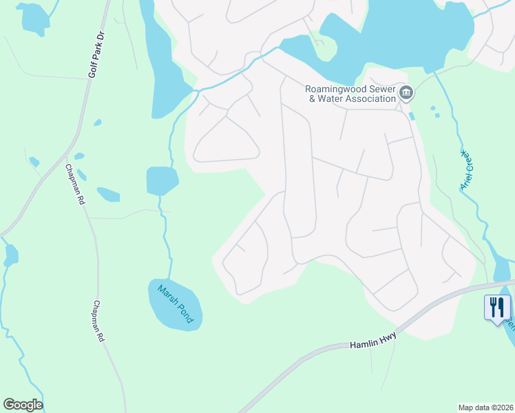 map of restaurants, bars, coffee shops, grocery stores, and more near 291 Ridgewood Circle in Wayne
