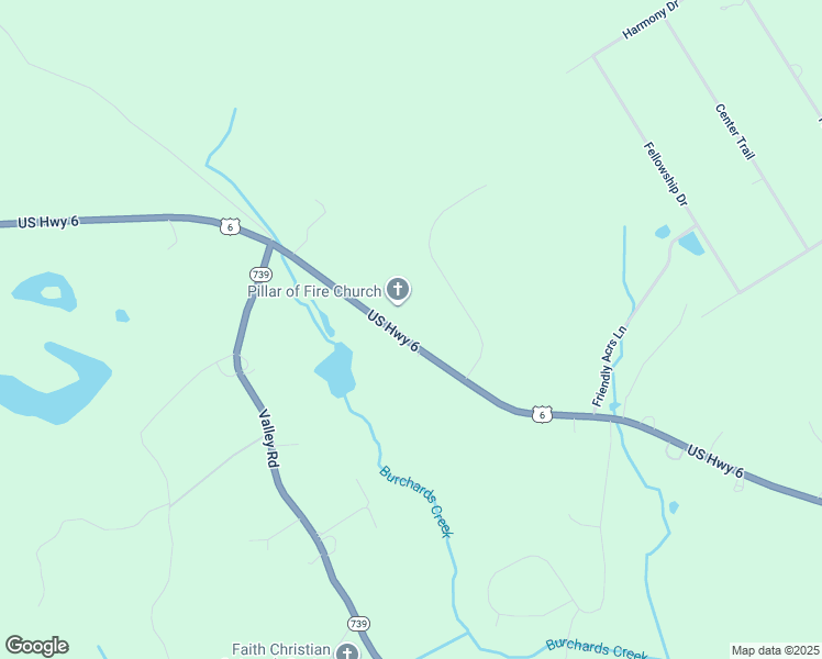 map of restaurants, bars, coffee shops, grocery stores, and more near 1781 U.S. 6 in Hawley