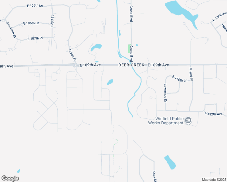 map of restaurants, bars, coffee shops, grocery stores, and more near 6121 East 109th Avenue in Crown Point