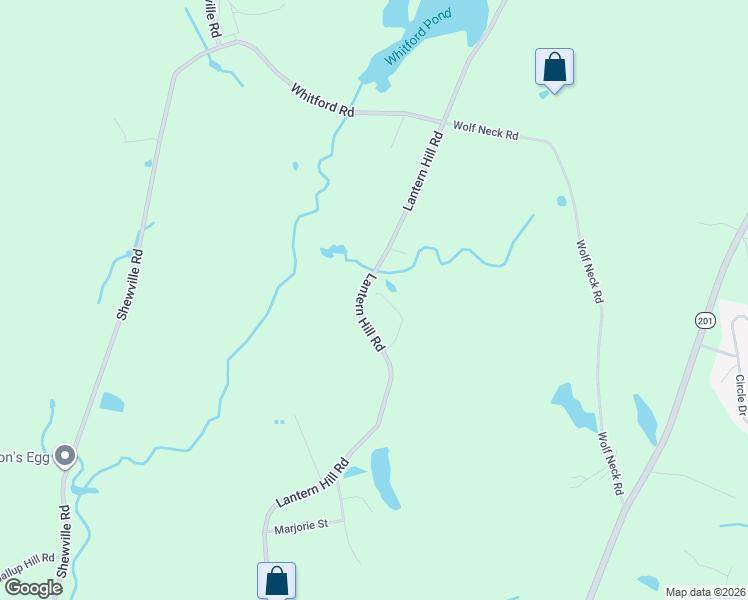 map of restaurants, bars, coffee shops, grocery stores, and more near 342 Lantern Hill Road in Stonington