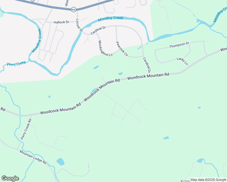 map of restaurants, bars, coffee shops, grocery stores, and more near 142 Woodcock Mountain Road in Washingtonville