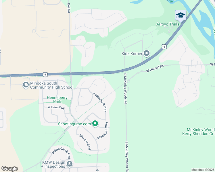 map of restaurants, bars, coffee shops, grocery stores, and more near 26162 Tallgrass Trail in Channahon