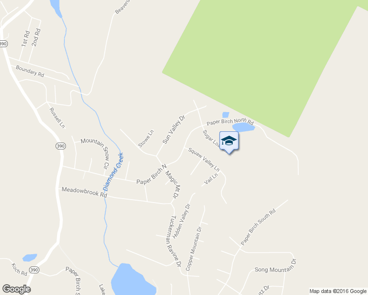 map of restaurants, bars, coffee shops, grocery stores, and more near Paper Birch North Road in Tafton