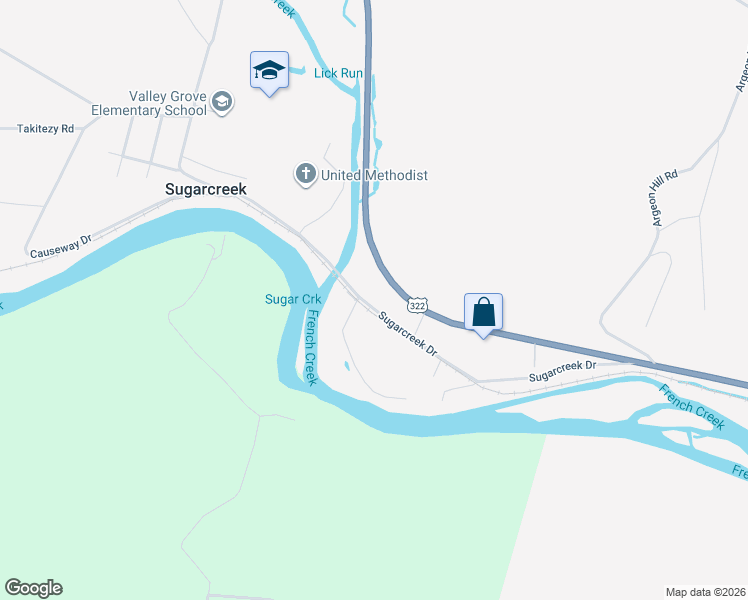 map of restaurants, bars, coffee shops, grocery stores, and more near 663 Sugarcreek Drive in Franklin