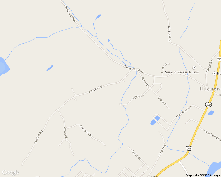 map of restaurants, bars, coffee shops, grocery stores, and more near 45 Martins Rd in Huguenot