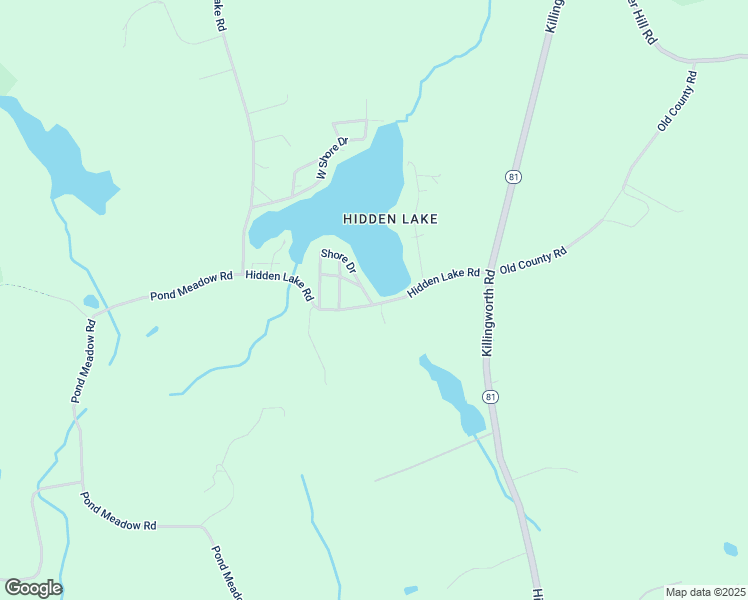map of restaurants, bars, coffee shops, grocery stores, and more near 2 Shore Drive in Haddam
