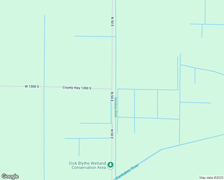 map of restaurants, bars, coffee shops, grocery stores, and more near 13600 North 50 East in Union Mills