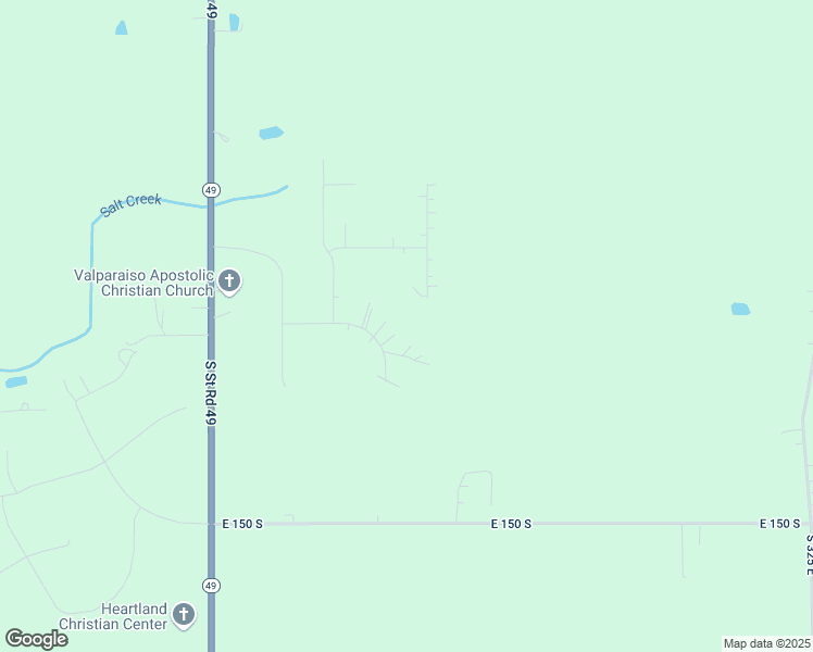 map of restaurants, bars, coffee shops, grocery stores, and more near 201-299 Countryside Court in Valparaiso