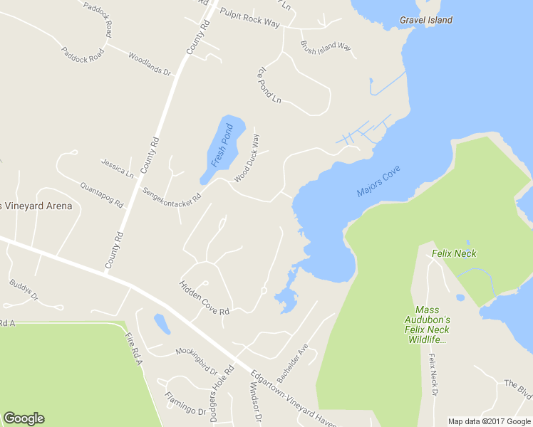 map of restaurants, bars, coffee shops, grocery stores, and more near 21 Sengekontacket Road in Edgartown