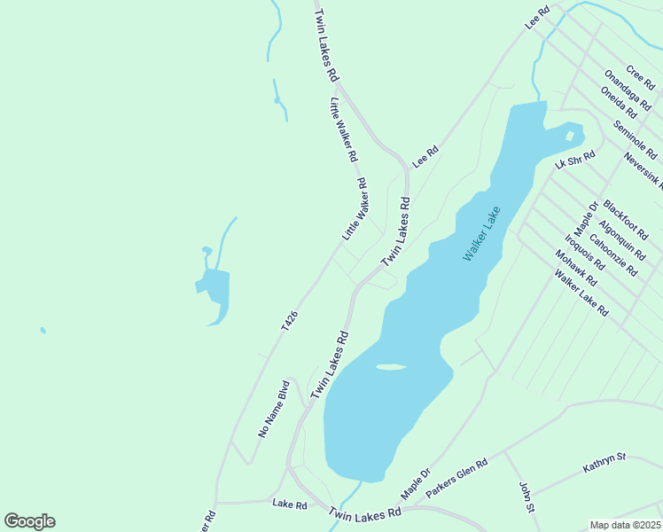 map of restaurants, bars, coffee shops, grocery stores, and more near 106 Grace Road in Shohola