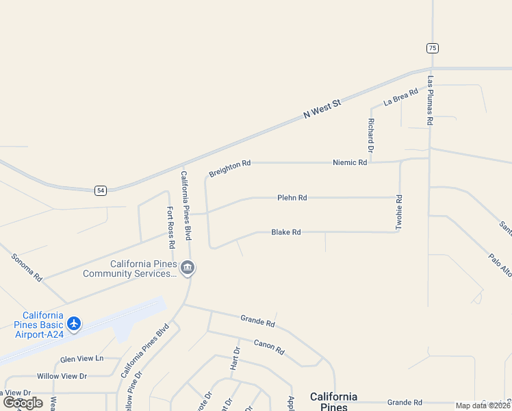 map of restaurants, bars, coffee shops, grocery stores, and more near 214 Plehn Road in Alturas