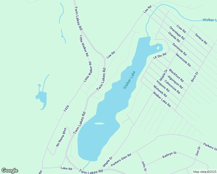 map of restaurants, bars, coffee shops, grocery stores, and more near 103 West Shore Road in Shohola