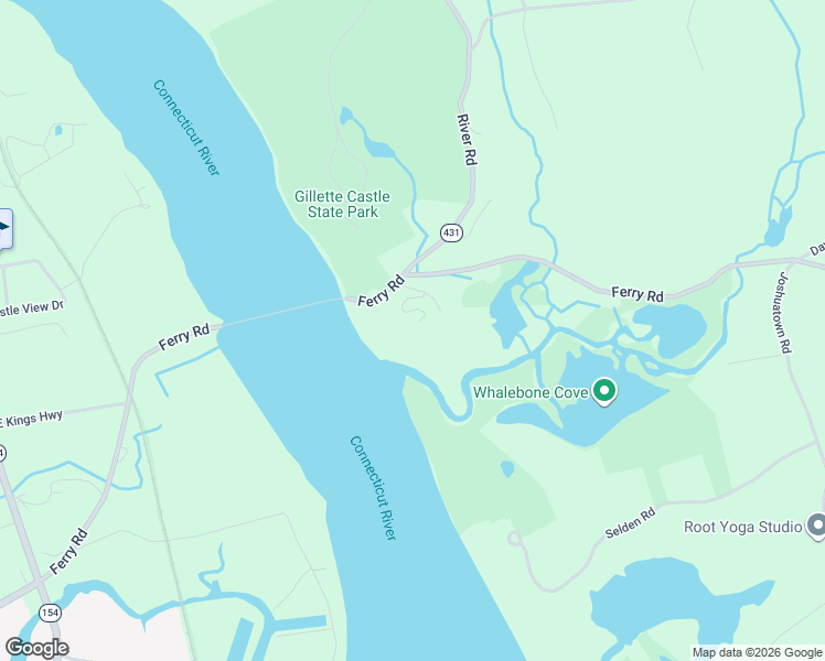 map of restaurants, bars, coffee shops, grocery stores, and more near 158 Elys Ferry Road in Lyme