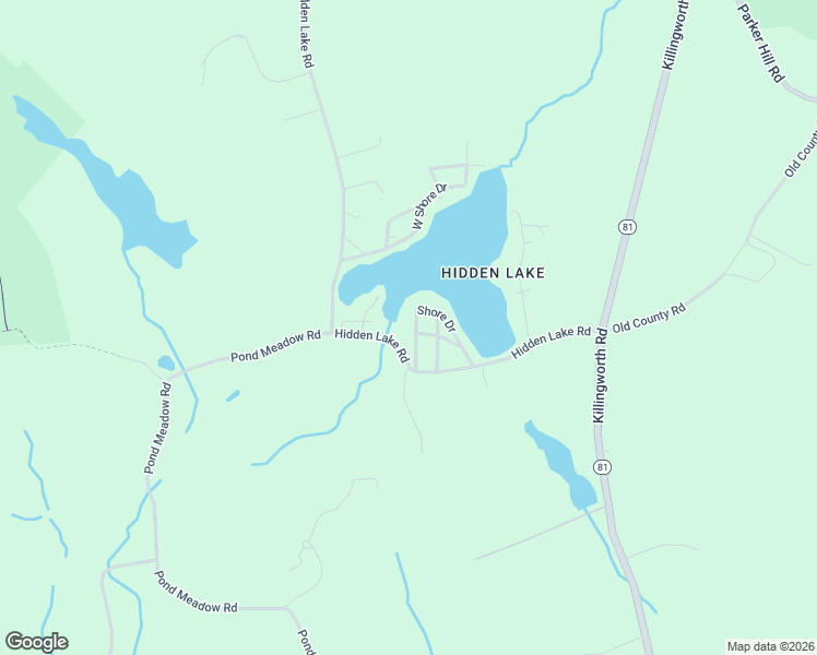 map of restaurants, bars, coffee shops, grocery stores, and more near 92 Shore Drive in Haddam