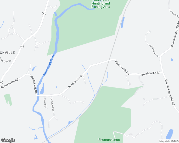map of restaurants, bars, coffee shops, grocery stores, and more near 171 Burdickville Road in Charlestown