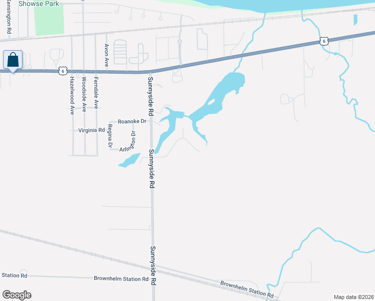 map of restaurants, bars, coffee shops, grocery stores, and more near 2875 Shady Lake Drive in Vermilion