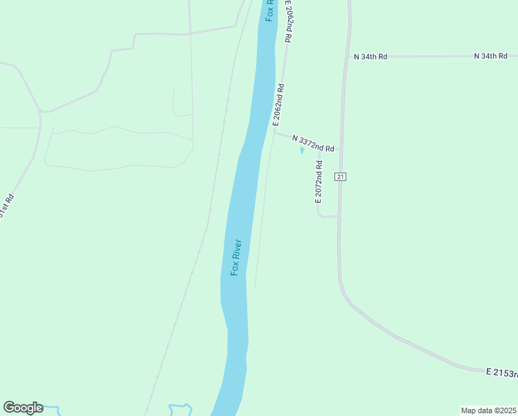 map of restaurants, bars, coffee shops, grocery stores, and more near 3339 East 2059th Road in Ottawa