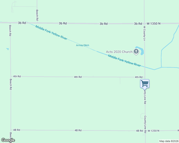 map of restaurants, bars, coffee shops, grocery stores, and more near 530 4th Road in Bremen
