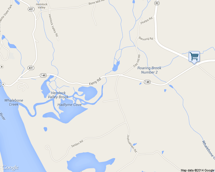 map of restaurants, bars, coffee shops, grocery stores, and more near 496 Joshuatown Road in Lyme