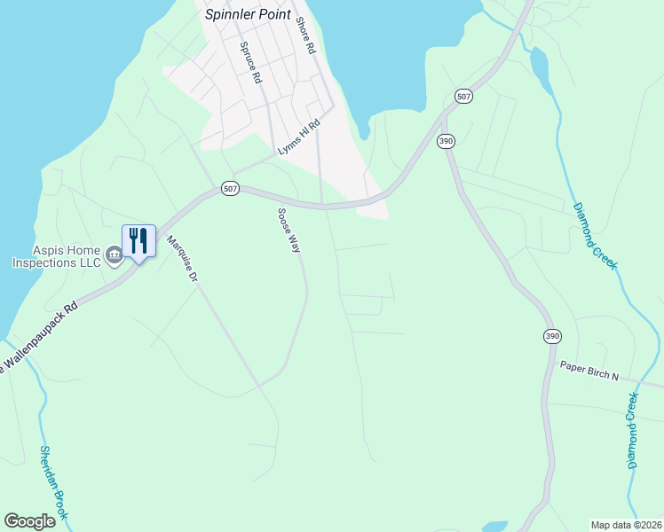 map of restaurants, bars, coffee shops, grocery stores, and more near 618 Barker St in Hawley