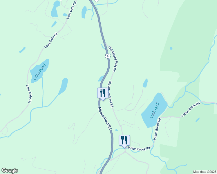 map of restaurants, bars, coffee shops, grocery stores, and more near 1238 Old Albany Post Road in Philipstown