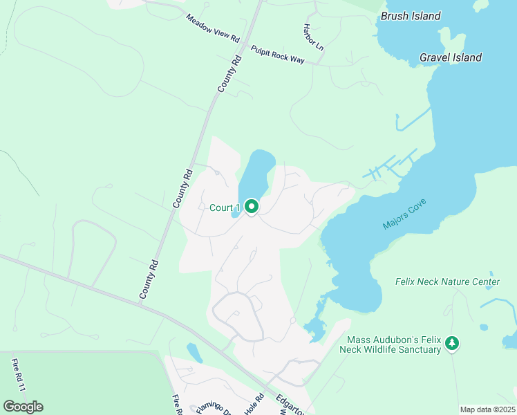 map of restaurants, bars, coffee shops, grocery stores, and more near 6 Wood Duck Way in Oak Bluffs