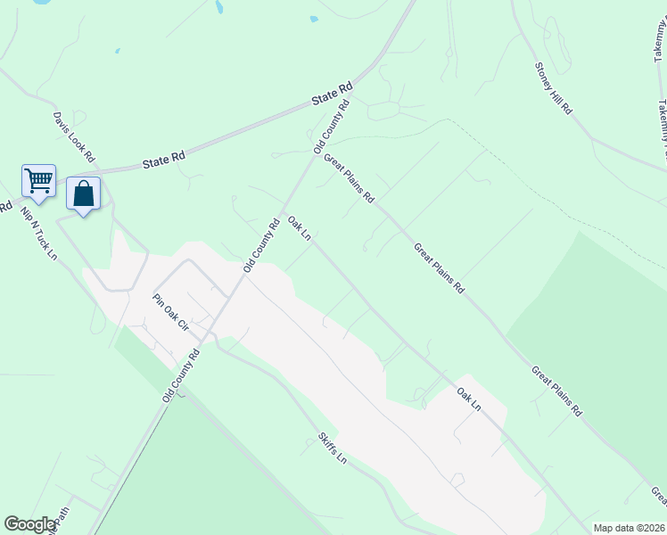map of restaurants, bars, coffee shops, grocery stores, and more near 36 Oak Lane in West Tisbury