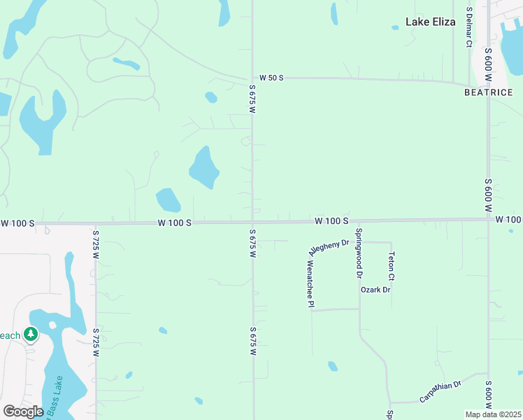 map of restaurants, bars, coffee shops, grocery stores, and more near 97 South 675 West in Hebron