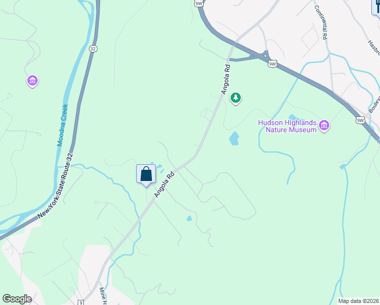 map of restaurants, bars, coffee shops, grocery stores, and more near 236 Angola Road in Cornwall