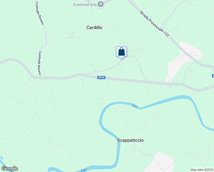 map of restaurants, bars, coffee shops, grocery stores, and more near 33 Via Ravano in Provincia di Frosinone