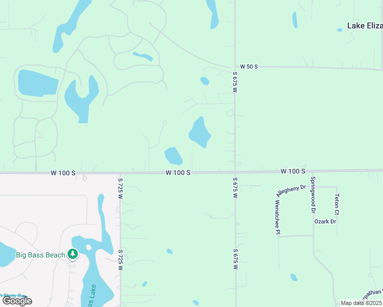 map of restaurants, bars, coffee shops, grocery stores, and more near 99 South 695 West in Crown Point
