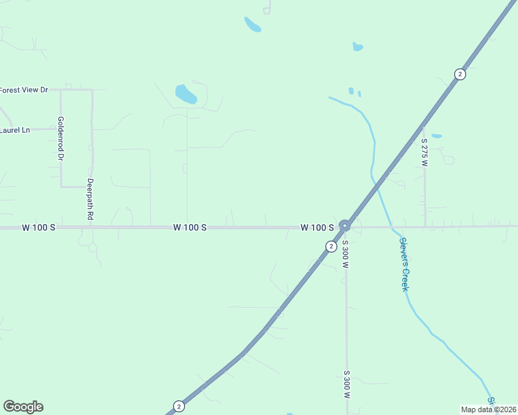 map of restaurants, bars, coffee shops, grocery stores, and more near 343 W 100 S in Valparaiso
