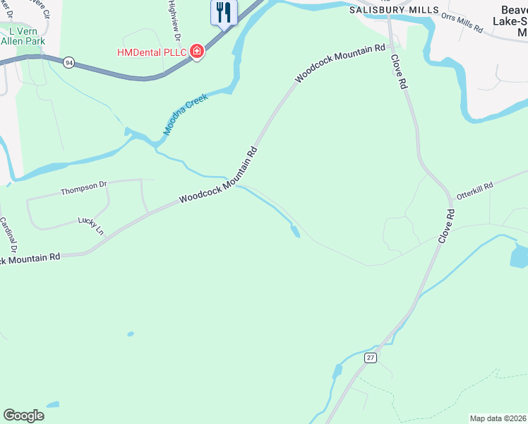 map of restaurants, bars, coffee shops, grocery stores, and more near in Salisbury Mills