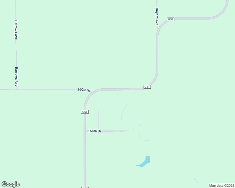 map of restaurants, bars, coffee shops, grocery stores, and more near Black Creek Lane in Mahaska County