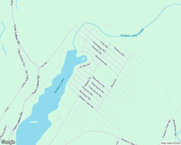 map of restaurants, bars, coffee shops, grocery stores, and more near Algonquin Rd in Pike
