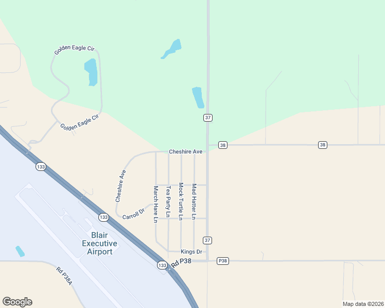 map of restaurants, bars, coffee shops, grocery stores, and more near 2892 Mock Turtle Lane in Omaha