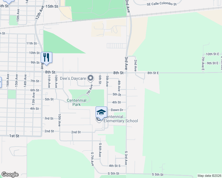 map of restaurants, bars, coffee shops, grocery stores, and more near 430 6th Street in Columbus