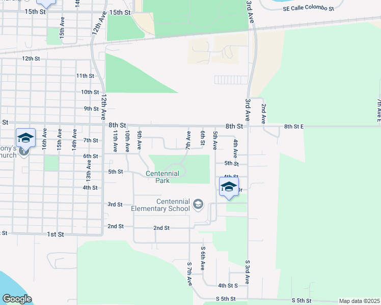 map of restaurants, bars, coffee shops, grocery stores, and more near 600-760 7th Avenue in Columbus