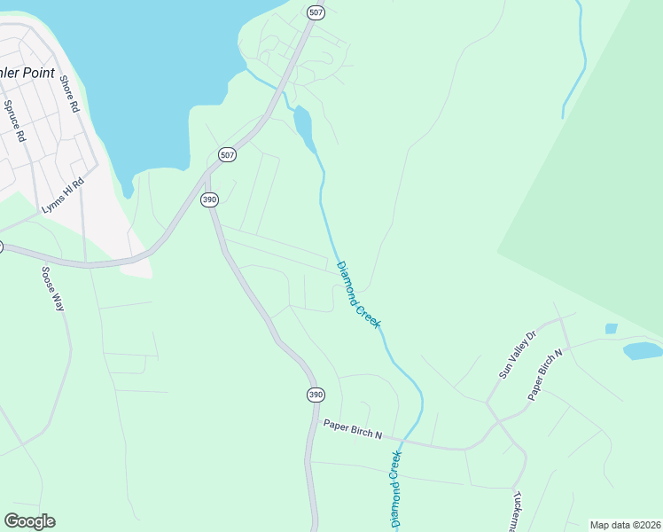 map of restaurants, bars, coffee shops, grocery stores, and more near Creek Road in Tafton