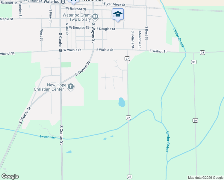 map of restaurants, bars, coffee shops, grocery stores, and more near 840-850 Innkeepers Court in Waterloo