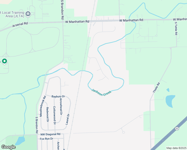 map of restaurants, bars, coffee shops, grocery stores, and more near 20150 White Tail Court in Elwood
